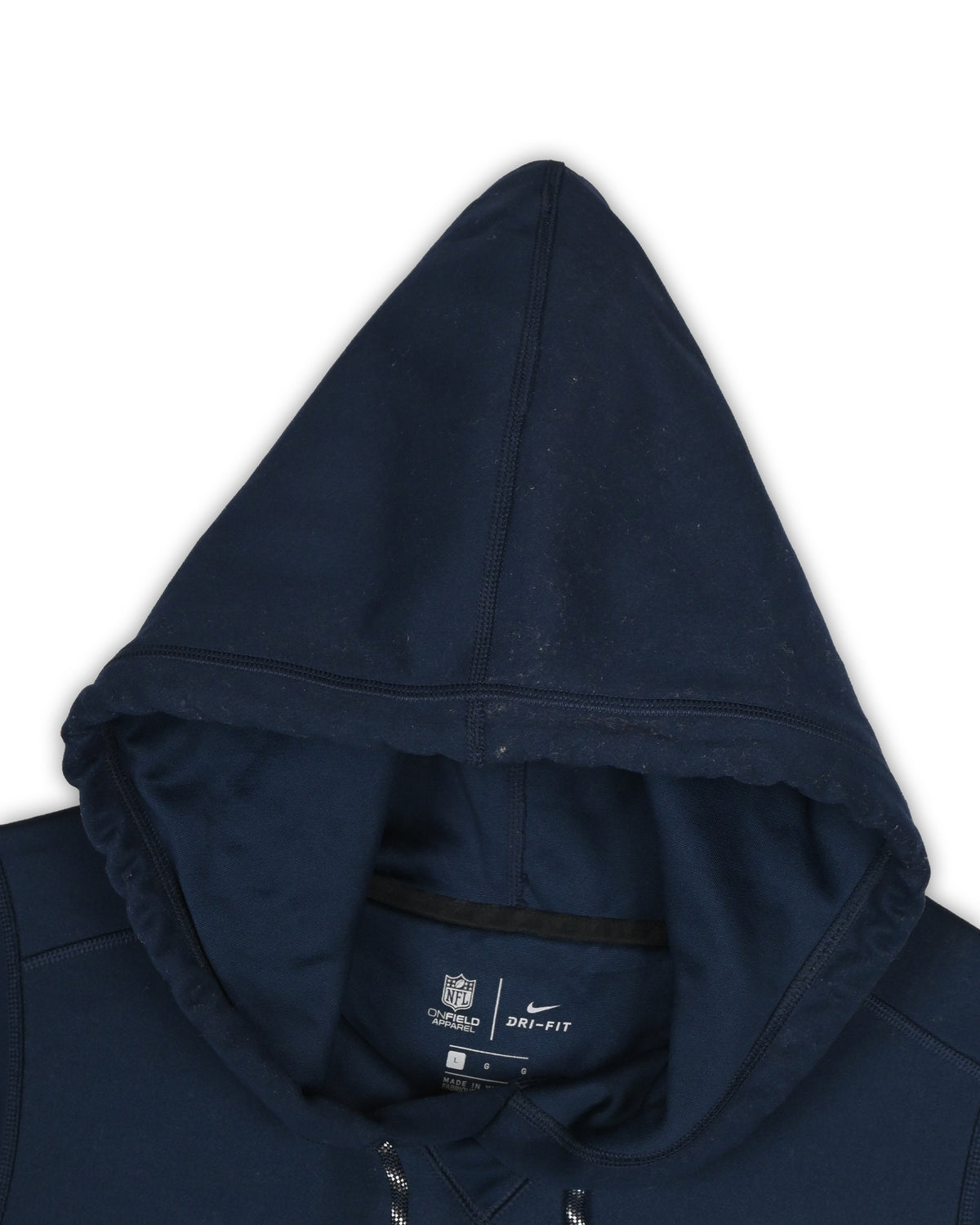 NFL ON FIELD X NIKE NO SLEEVE HOODIE - L