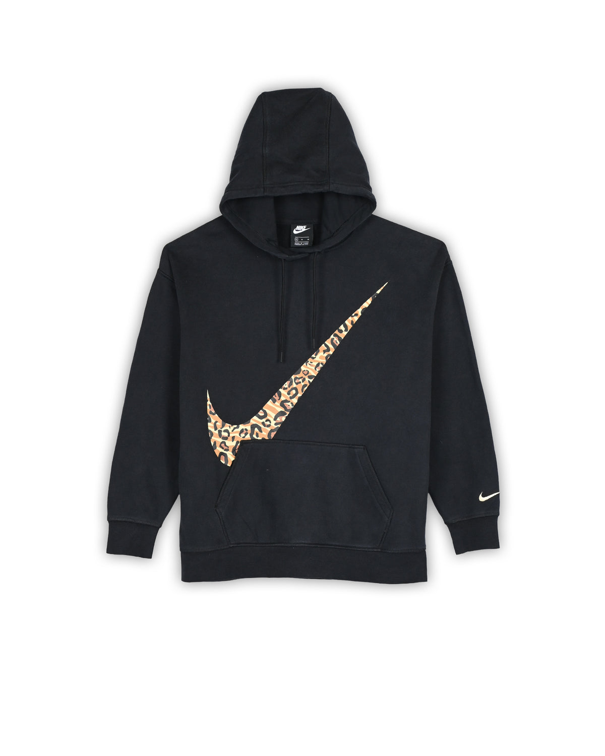 NIKE LEOPARD SWOOSH HOODIE  - M