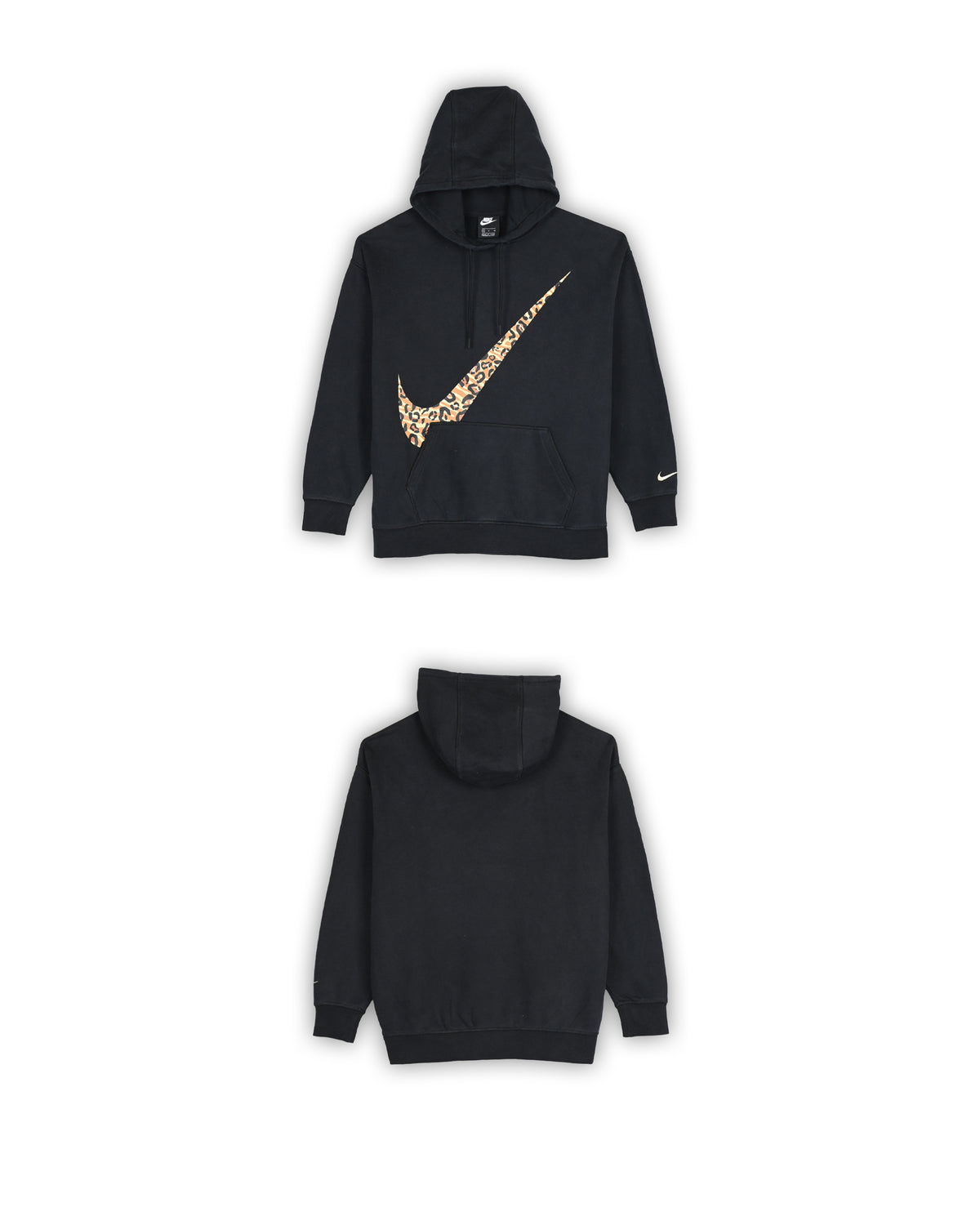 NIKE LEOPARD SWOOSH HOODIE  - M