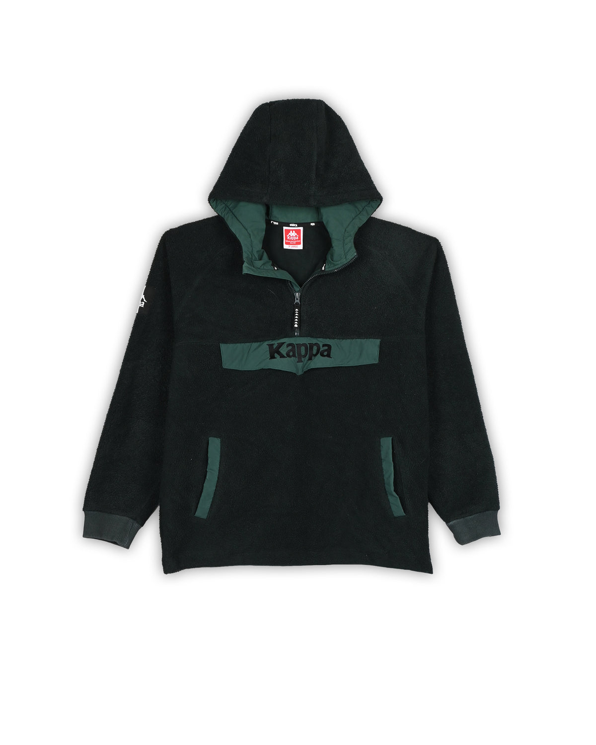 KAPPA HOODED HALF-ZIP PULLOVER - XL