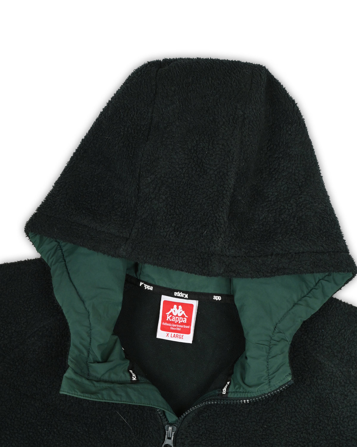 KAPPA HOODED HALF-ZIP PULLOVER - XL