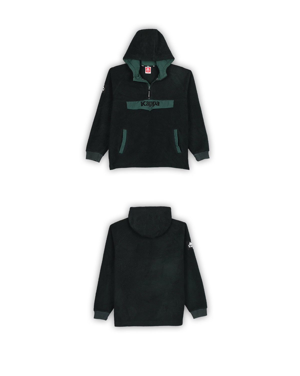 KAPPA HOODED HALF-ZIP PULLOVER - XL