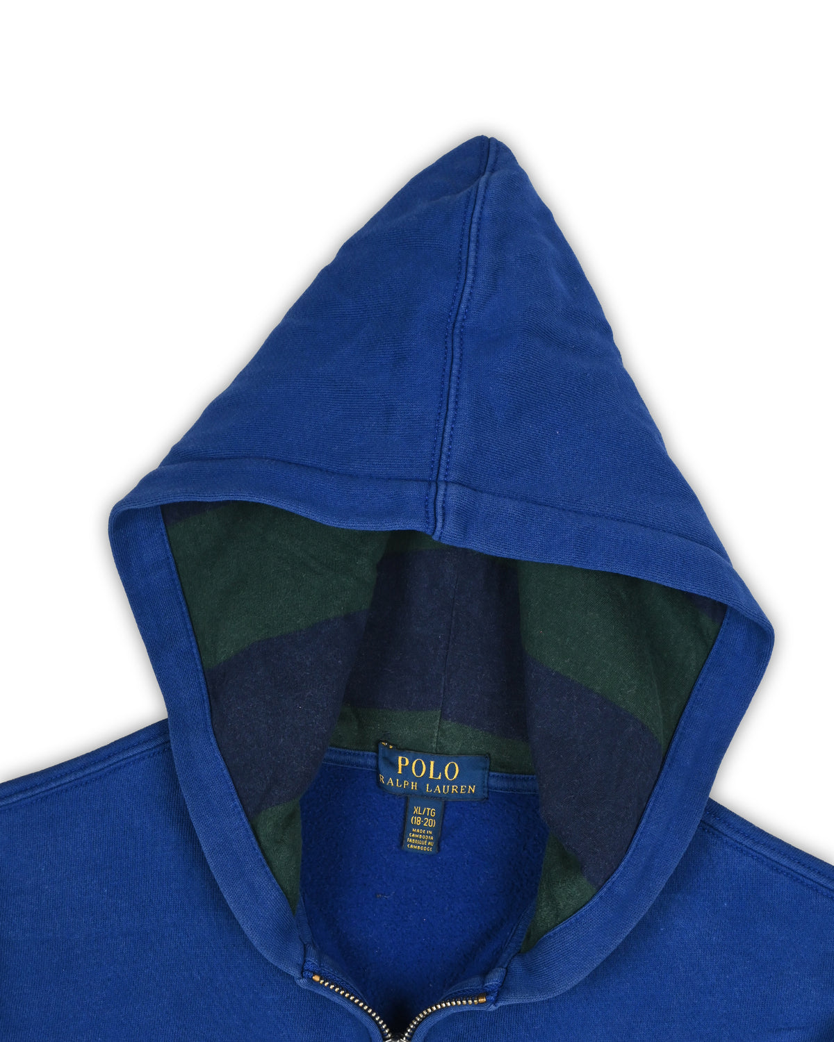 POLO RALPH LAUREN ZIP-UP HOODIE - S