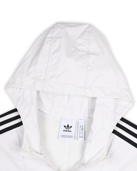 ADIDAS WOMEN'S HOODED WINDBREAKER - M