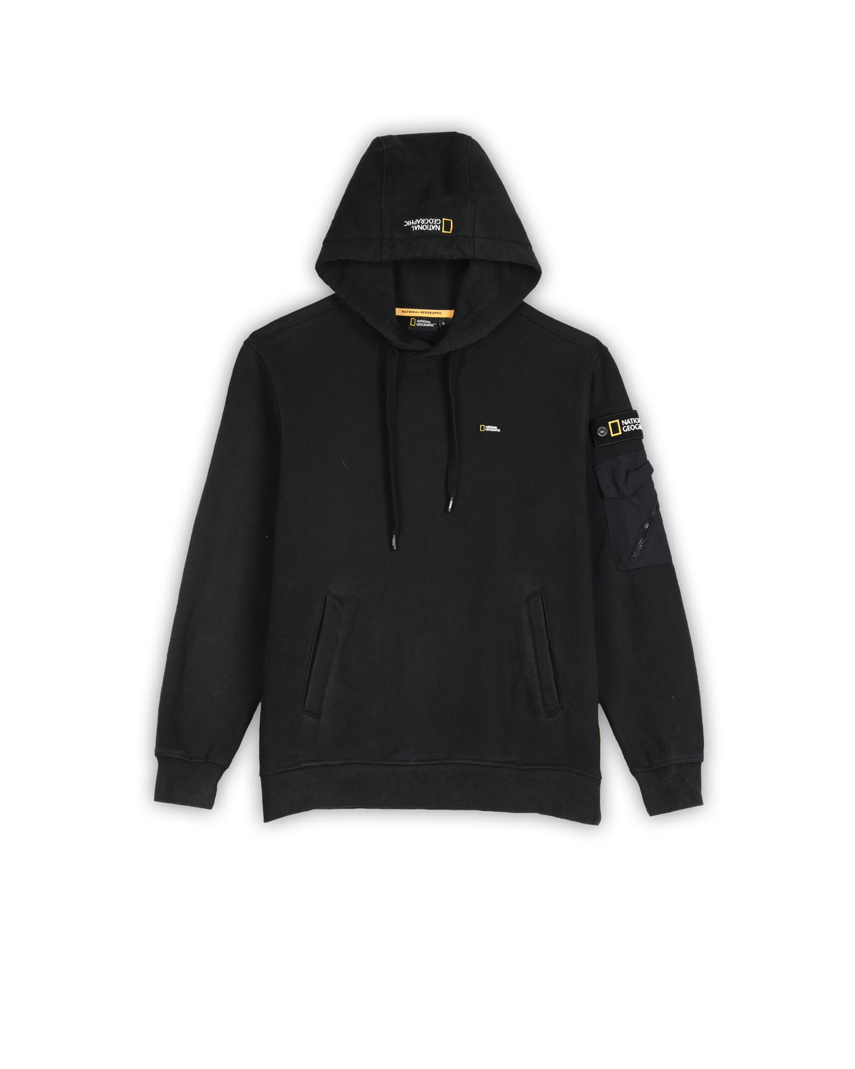 NATIONAL GEOGRAPHIC BLACK UTILITY HOODIE - S