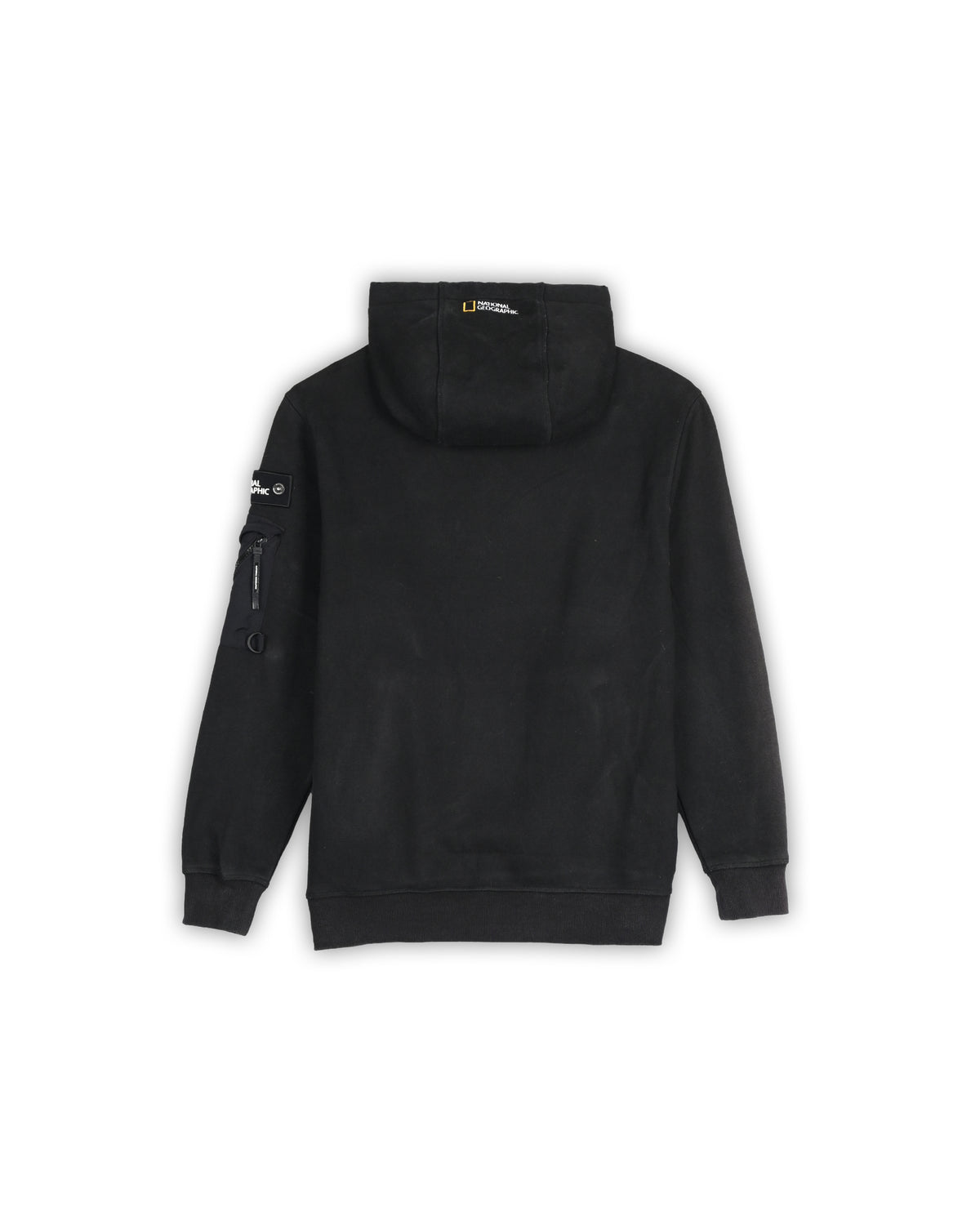 NATIONAL GEOGRAPHIC BLACK UTILITY HOODIE - S