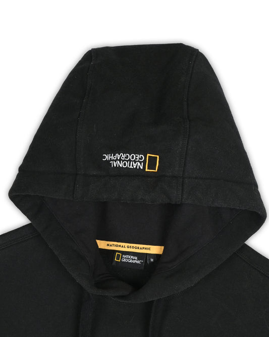 NATIONAL GEOGRAPHIC BLACK UTILITY HOODIE - S