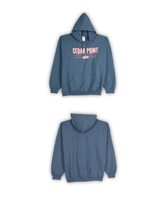 GILDAN CEDAR POINT VINTAGE GRAPHIC HOODIE - XL