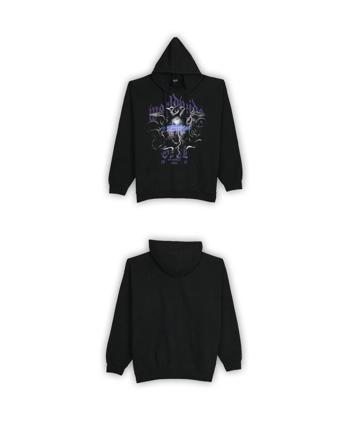 VINTAGE GRAPHIC HOODIE - M