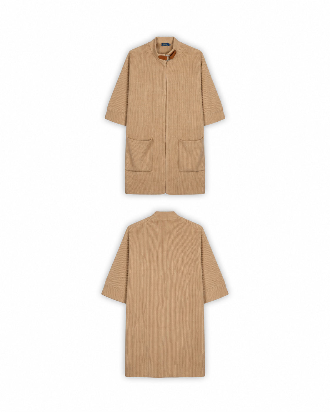 POLO RALPH LAUREN RIBBED WOOL CARDIGAN - M