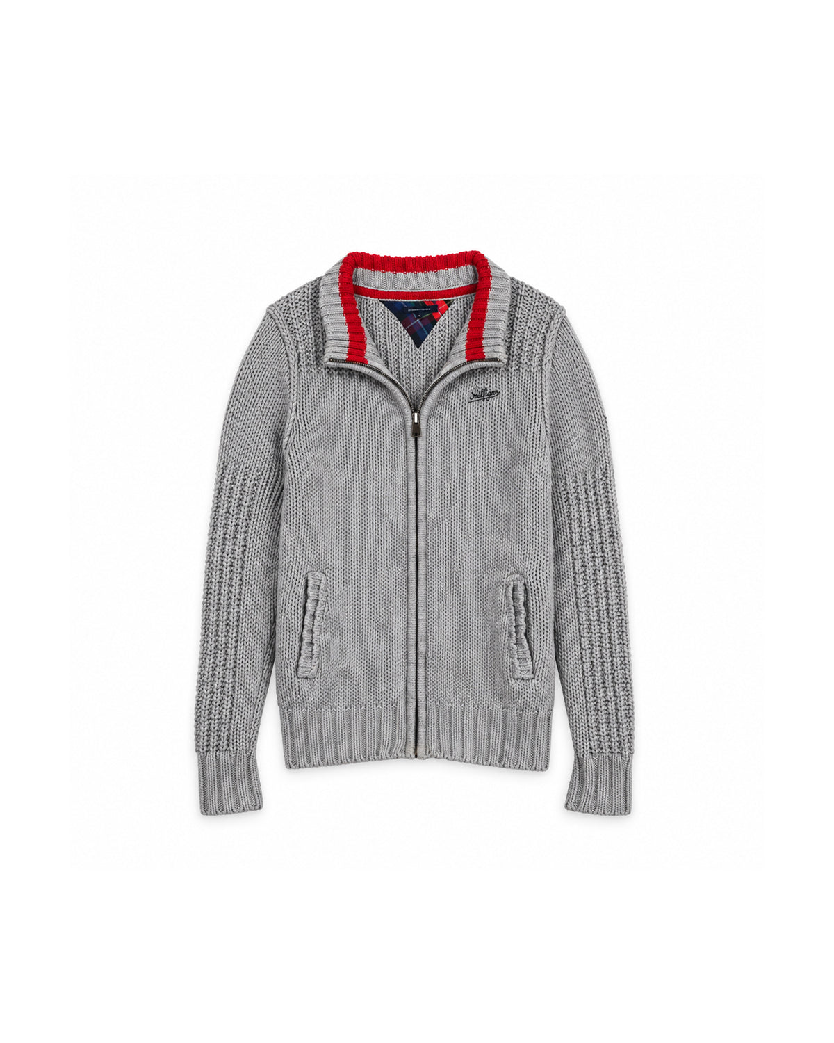 TOMMY HILFIGER ZIPPER SWEATER - S