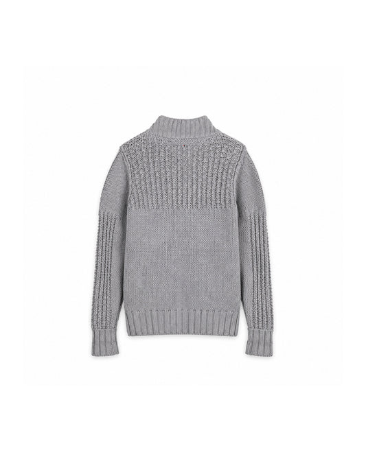 TOMMY HILFIGER ZIPPER SWEATER - S