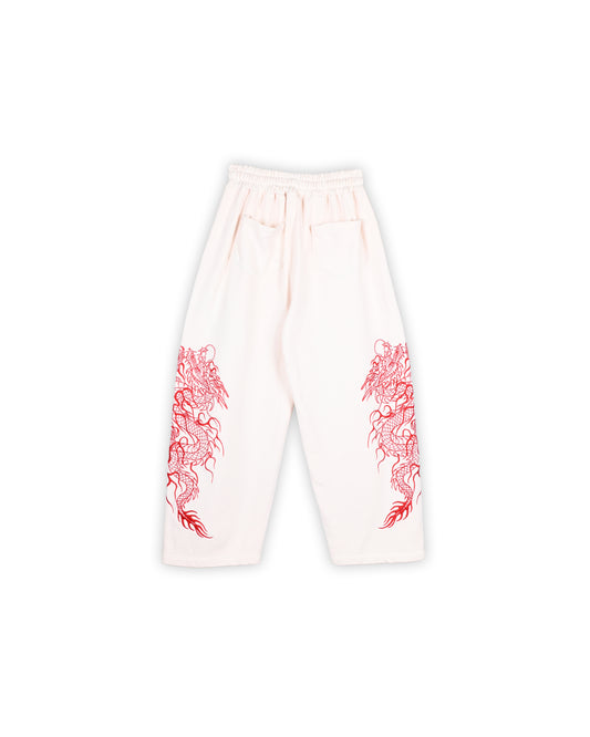 VINTAGE DRAGON GRAPHIC JOGGERS - 34