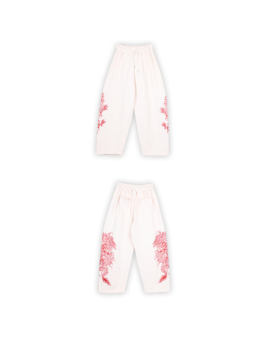 VINTAGE DRAGON GRAPHIC JOGGERS - 34