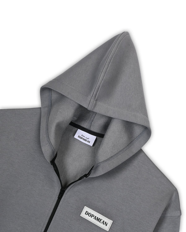 BASIC HOODIE - STONE GREY
