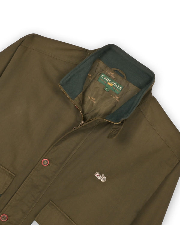 VINTAGE CROCODILE JACKET - L