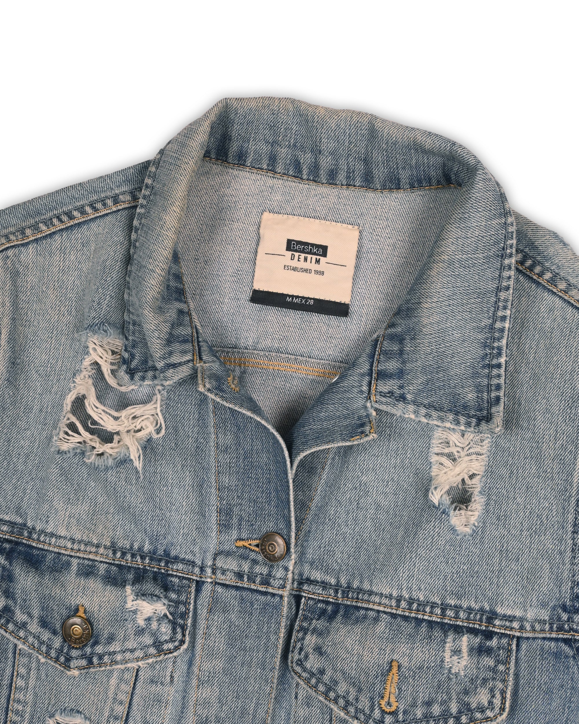 BERSHKA DENIM JACKET - M