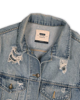 BERSHKA DENIM JACKET - M