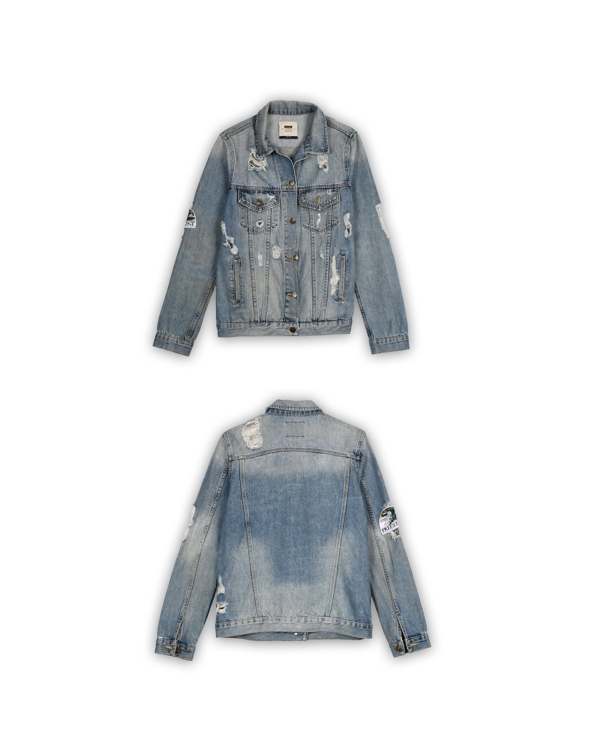 BERSHKA DENIM JACKET - M