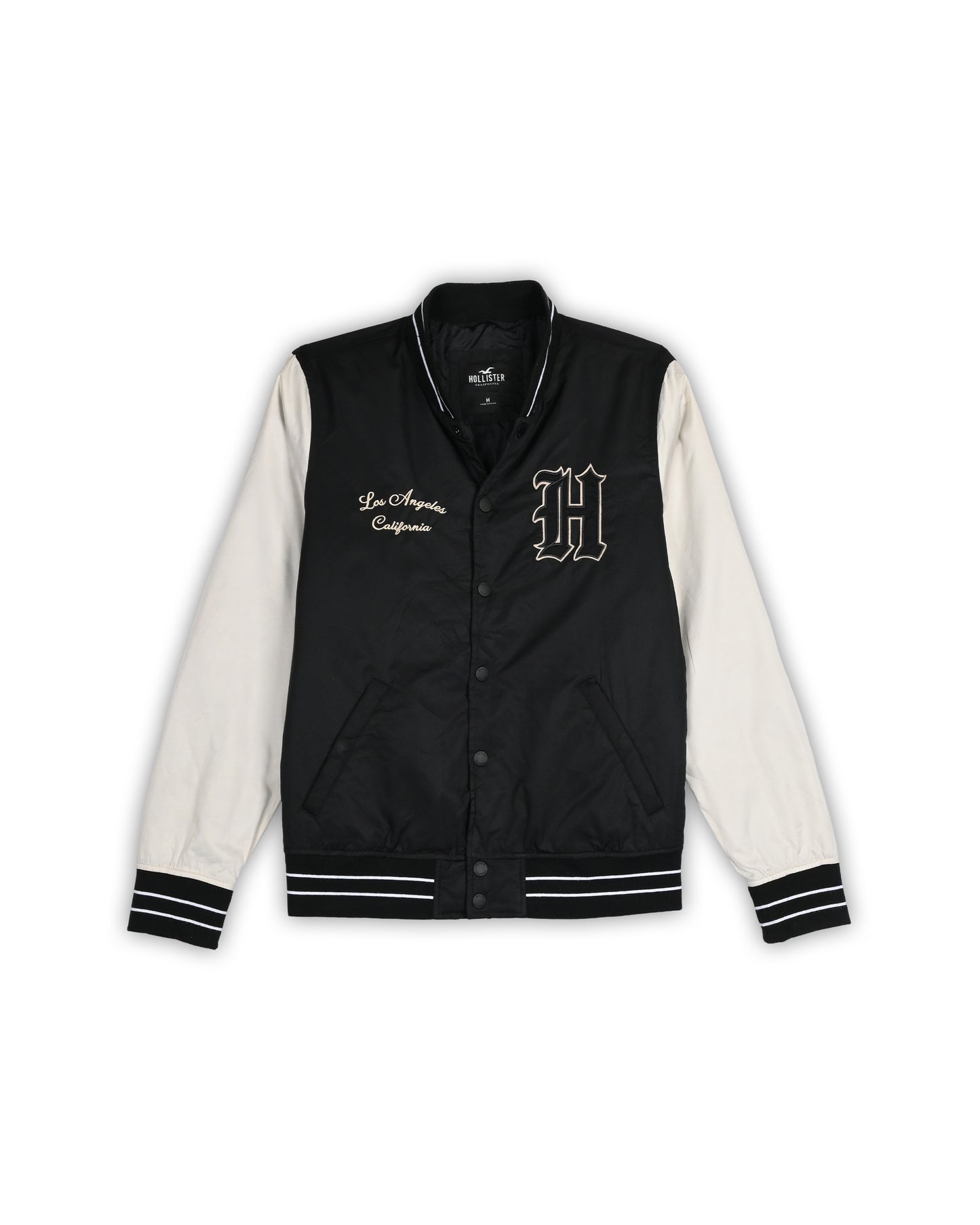 HOLLISTER VARSITY JACKET - M