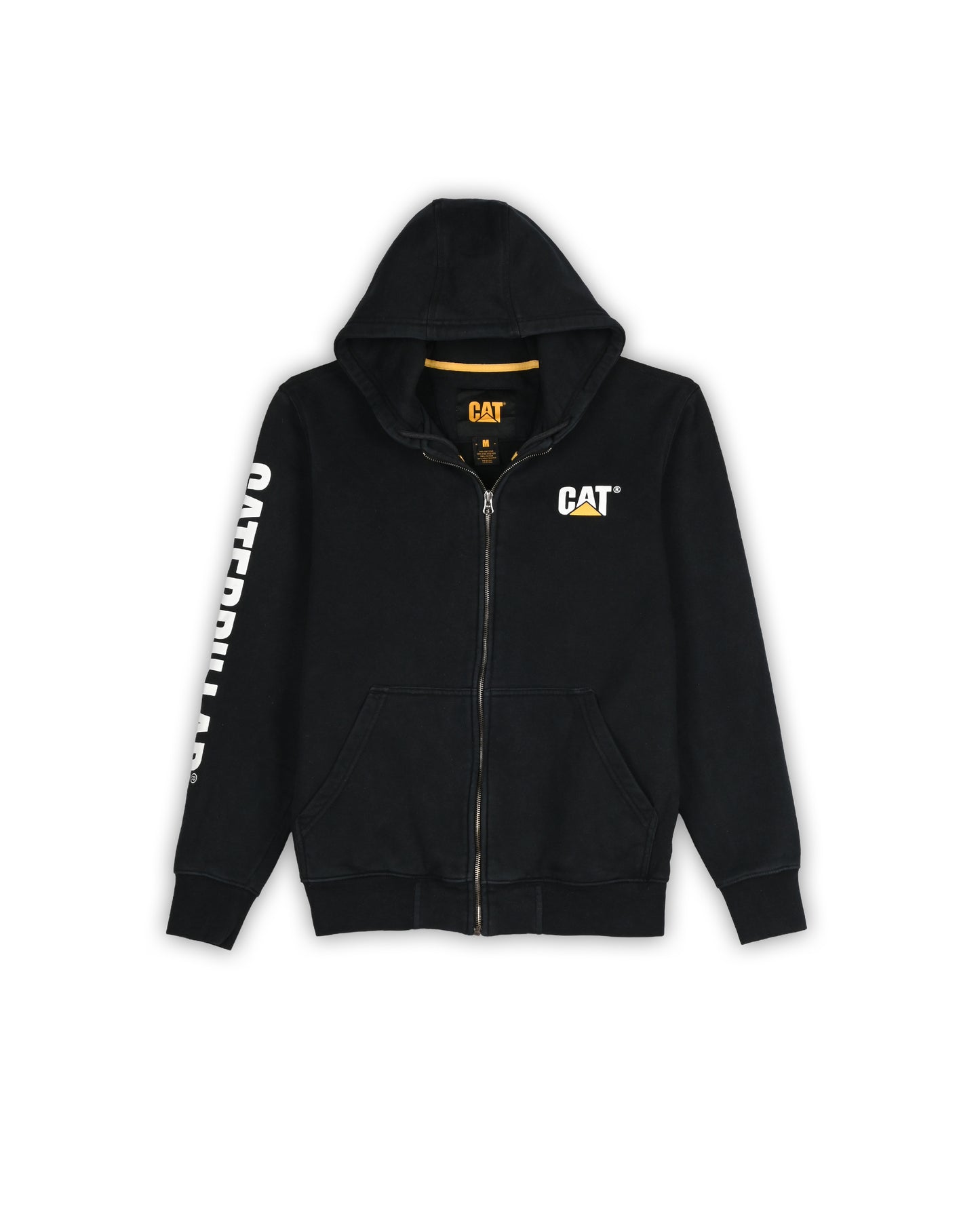 CATERPILLER ZIP-UP HOODIE - M