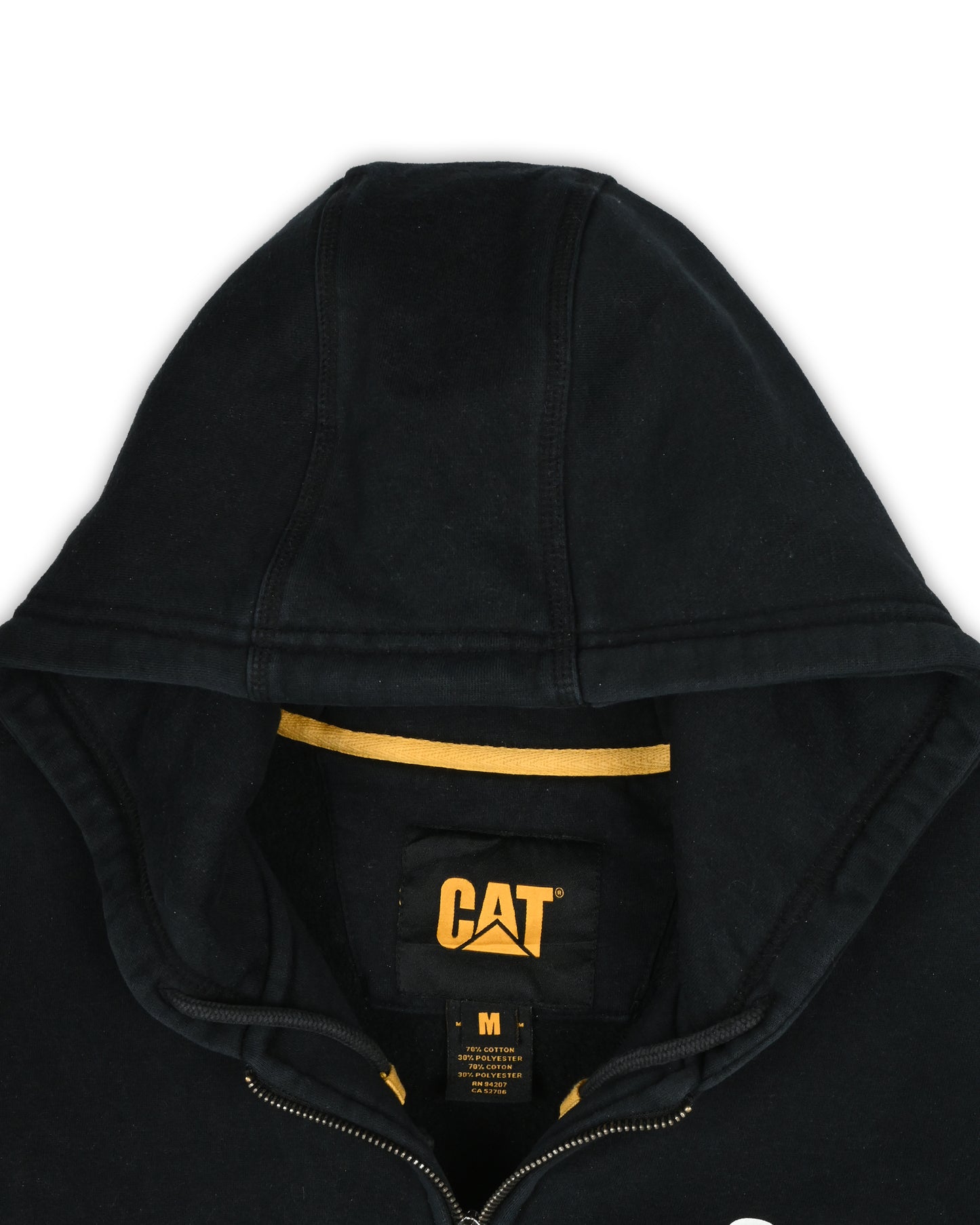 CATERPILLER ZIP-UP HOODIE - M