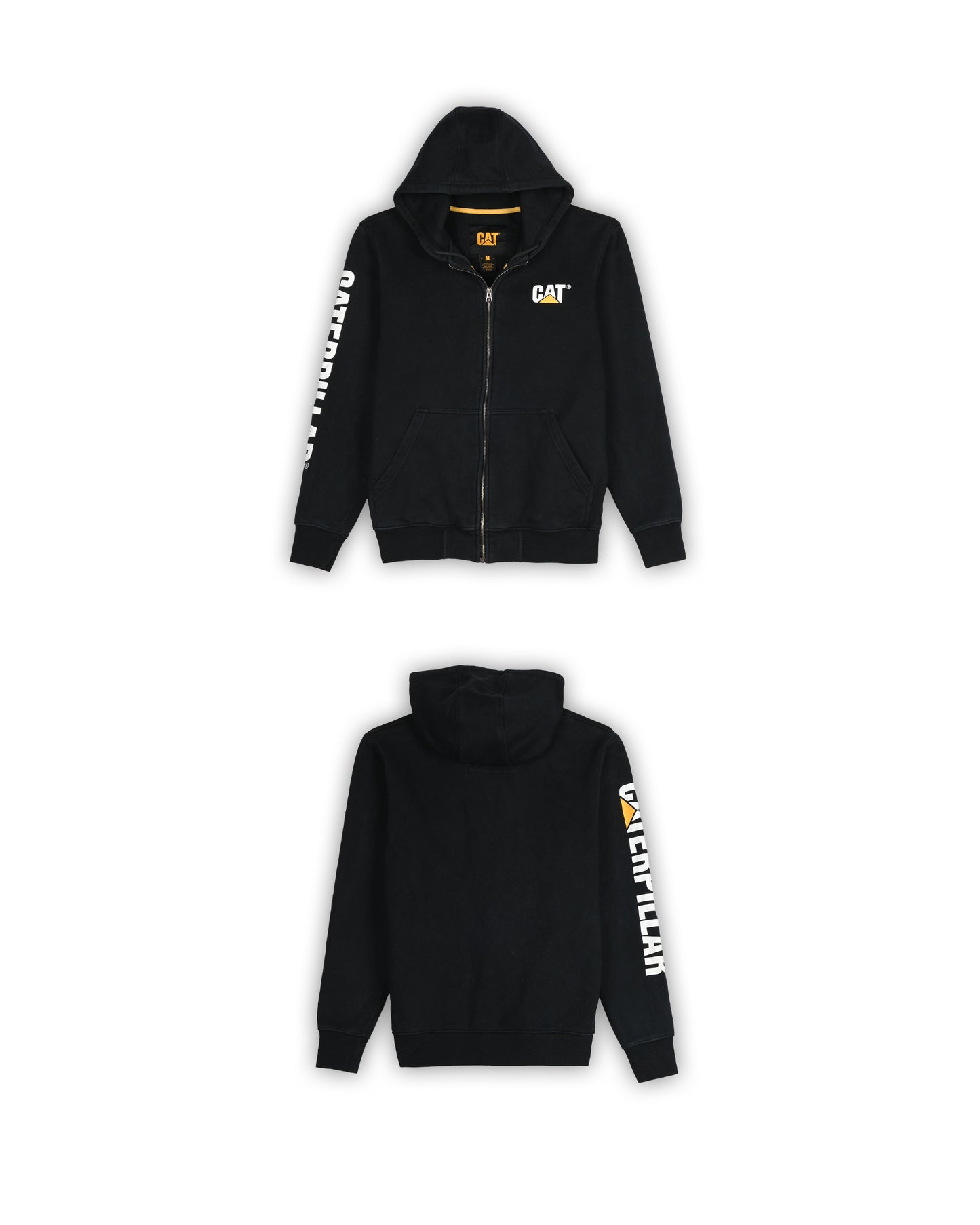 CATERPILLER ZIP-UP HOODIE - M
