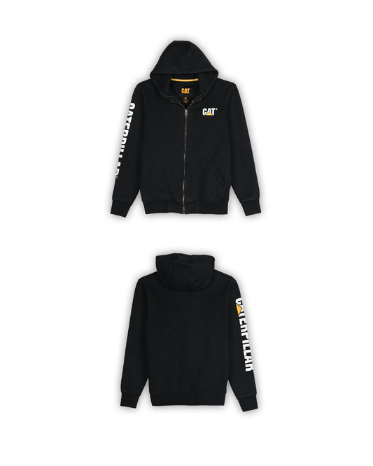 CATERPILLER ZIP-UP HOODIE - M
