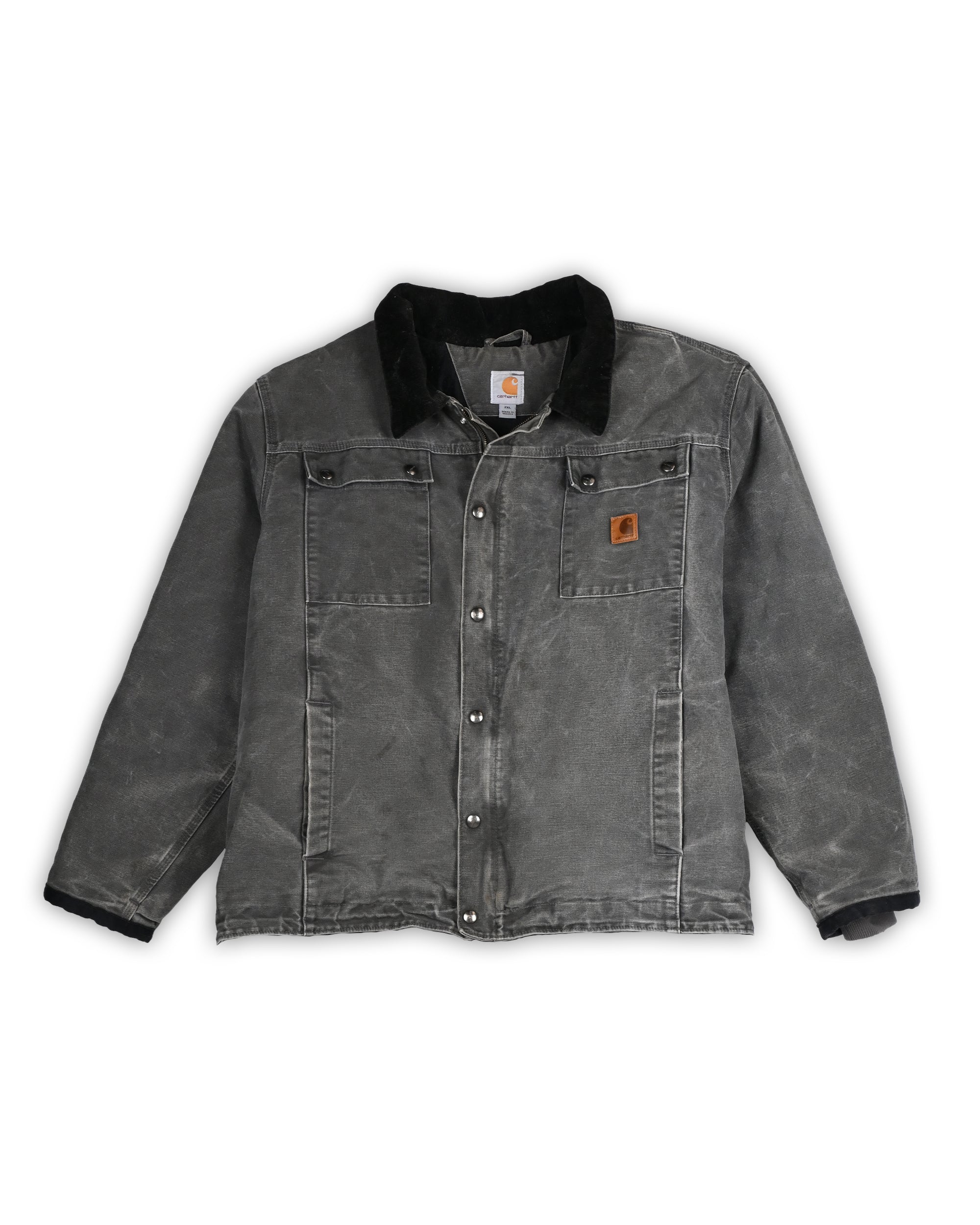 Carhartt ダークグレー ディアボーンジャケット CARHARTT JACKET - XXL – Dopamean
