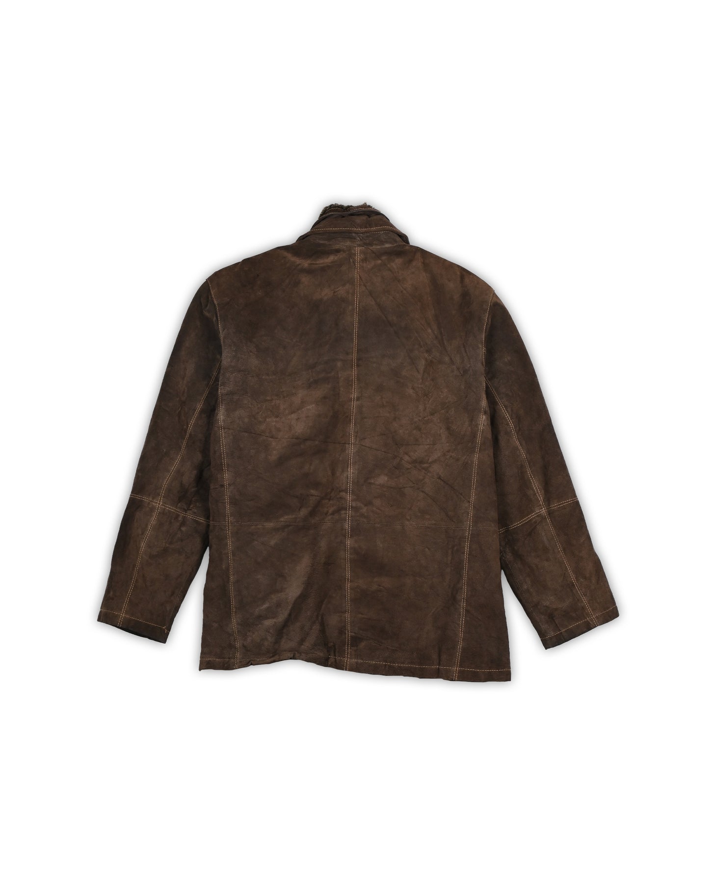 EMILIO CORALI HEAVY SUEDE JACKET - XL