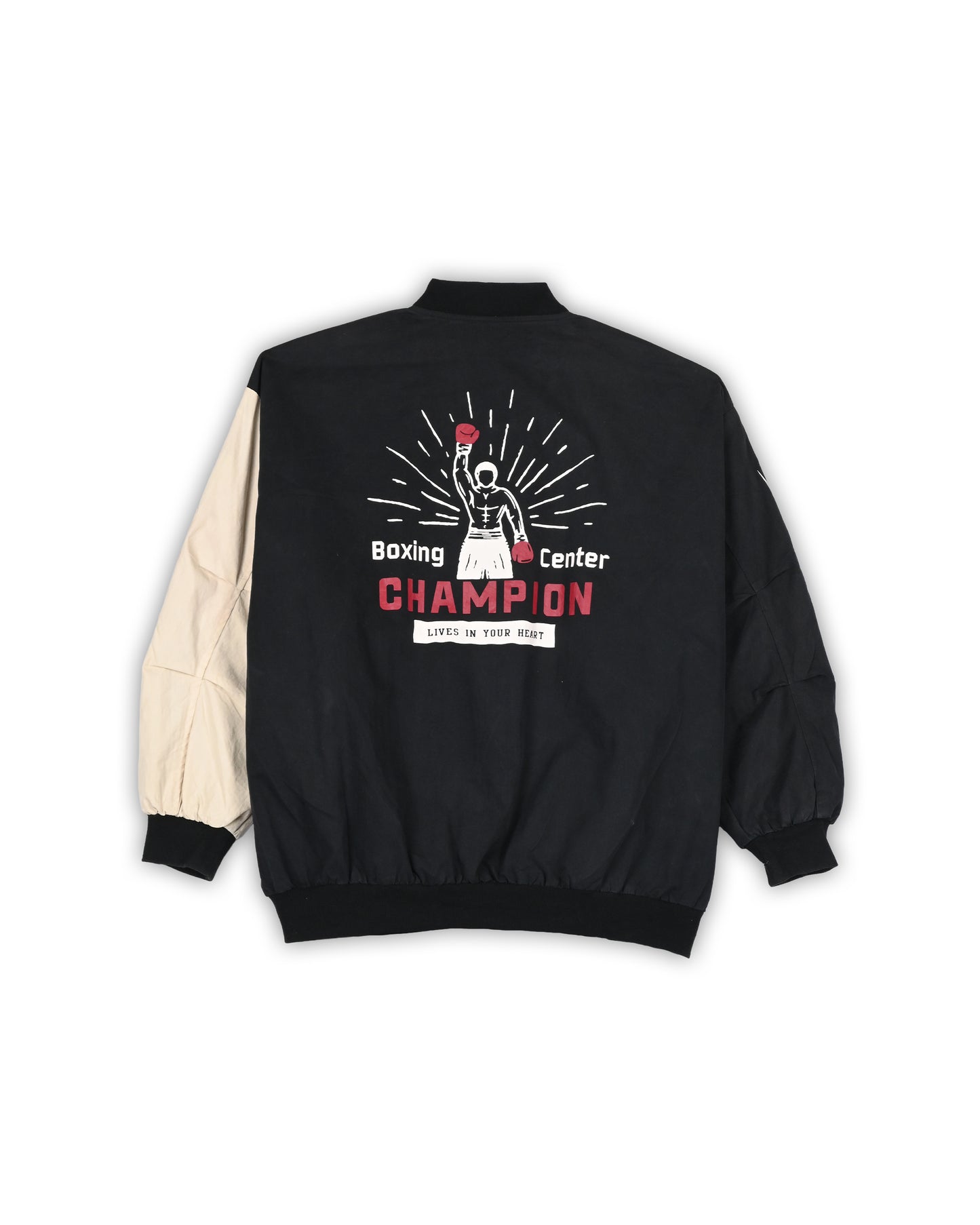 VINTAGE KOREAN VARSITY JACKET - XL