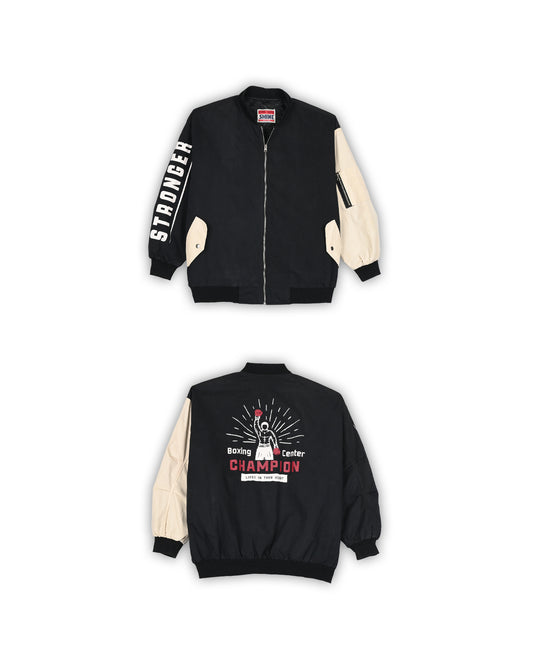 VINTAGE KOREAN VARSITY JACKET - XL