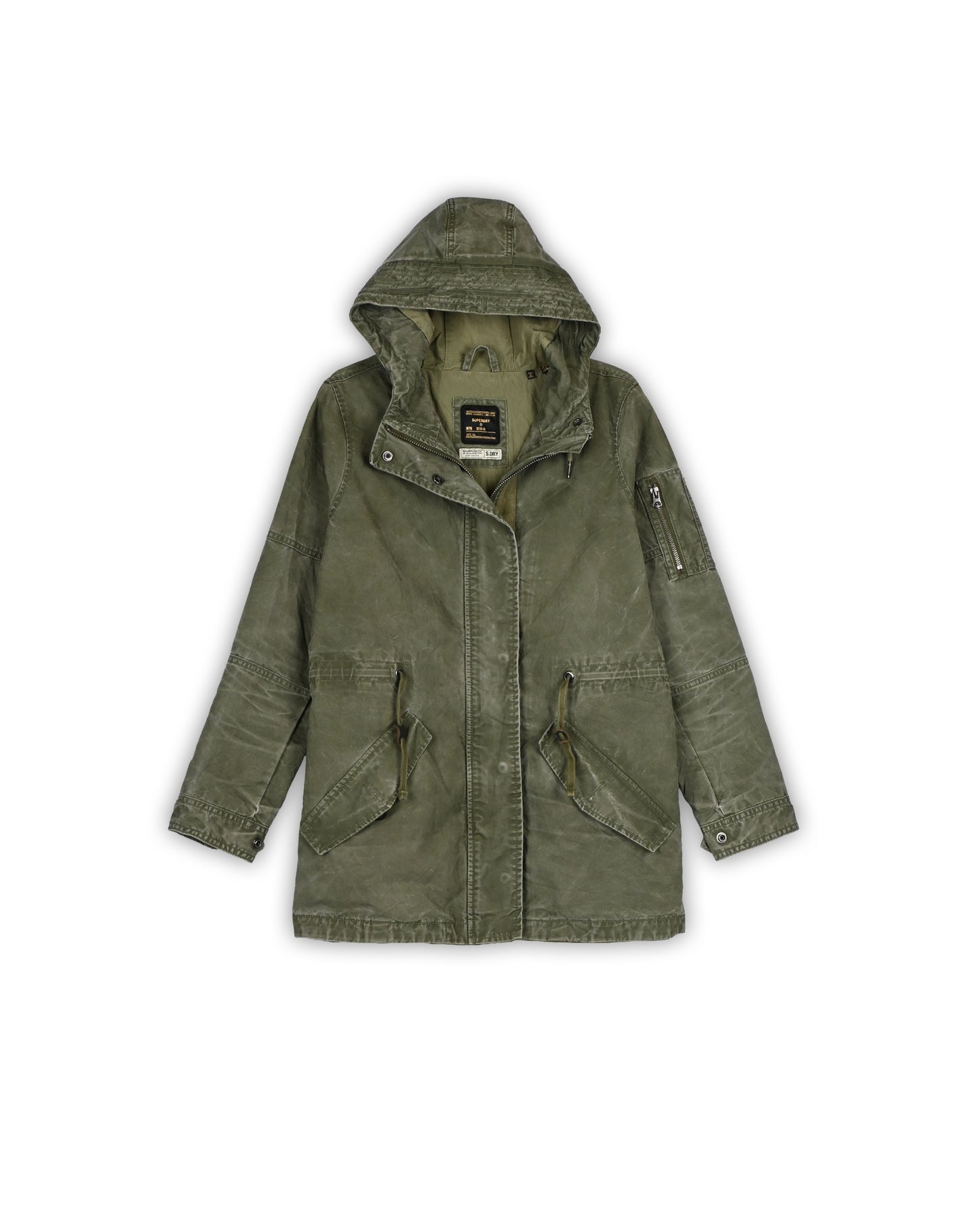 90'S SUPERDRY LONG JACKET - S
