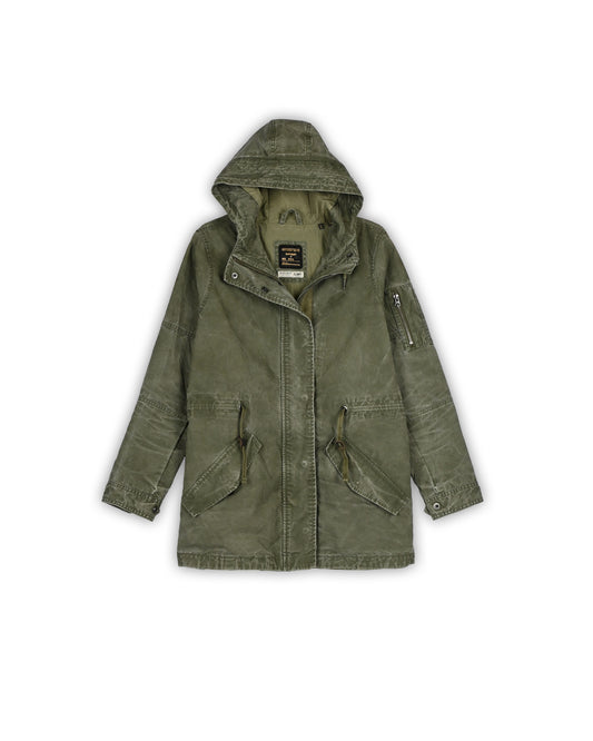 90'S SUPERDRY LONG JACKET - S