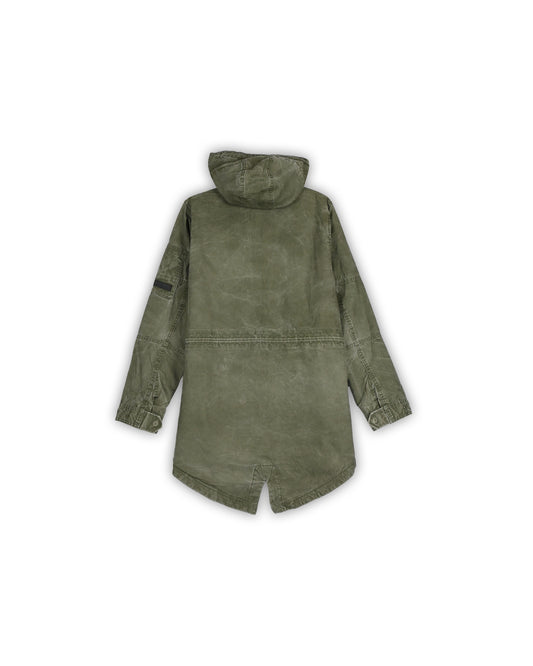 90'S SUPERDRY LONG JACKET - S