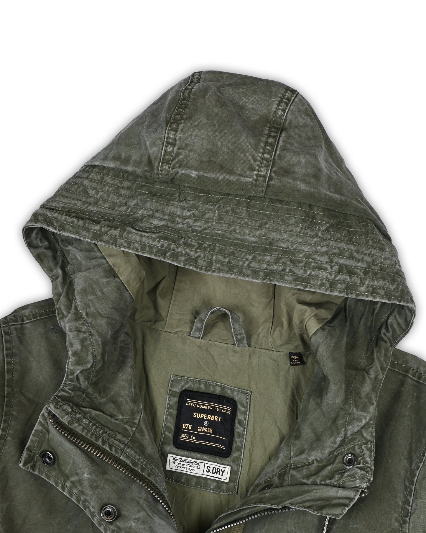 90'S SUPERDRY LONG JACKET - S