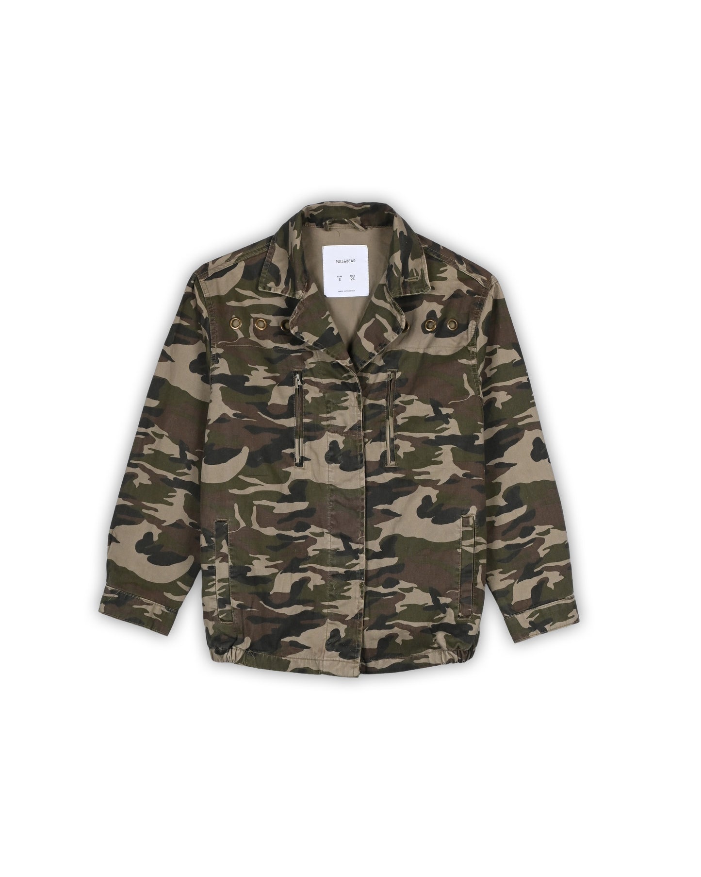PULL & BEAR CAMO JACKET - S
