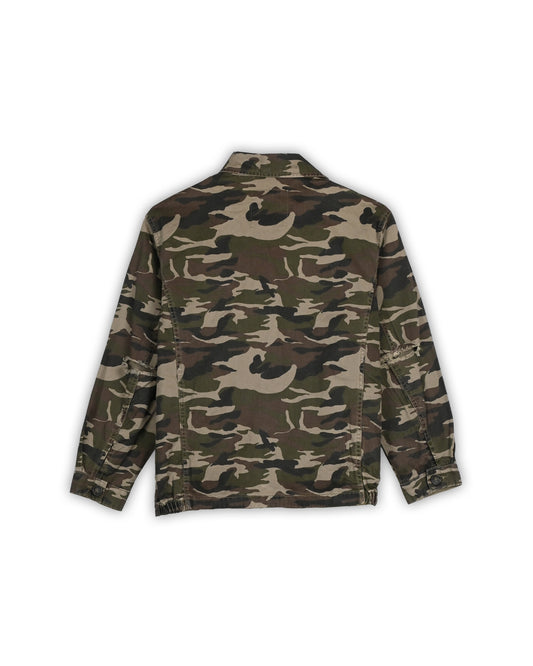 PULL & BEAR CAMO JACKET - S