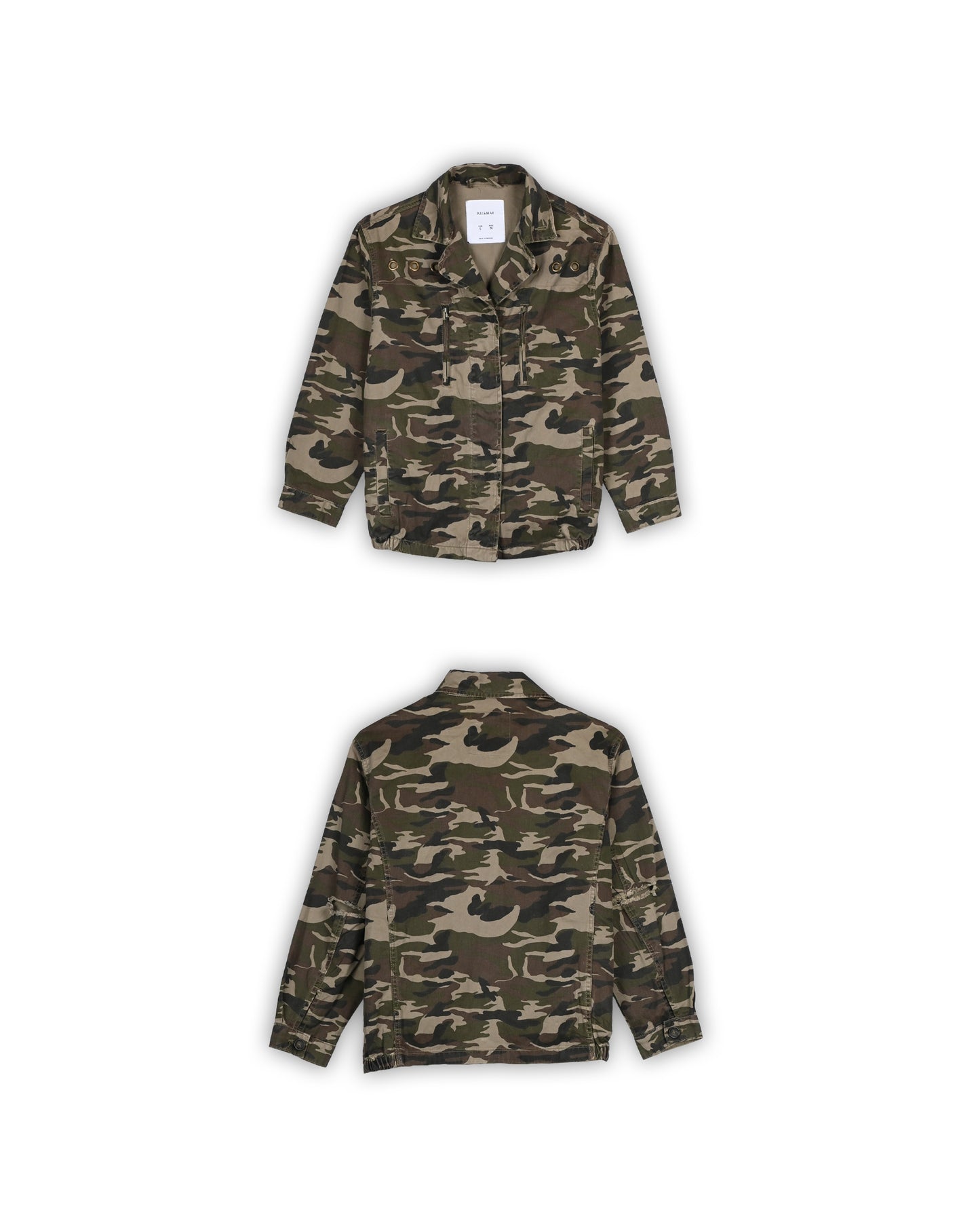 PULL & BEAR CAMO JACKET - S