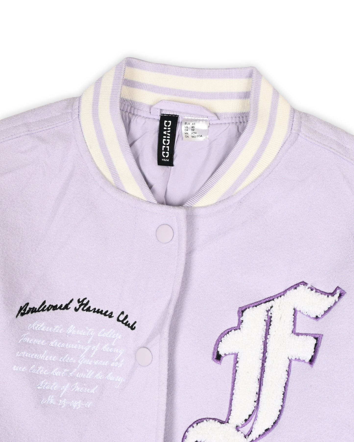 H&M VARSITY JACKET - XS
