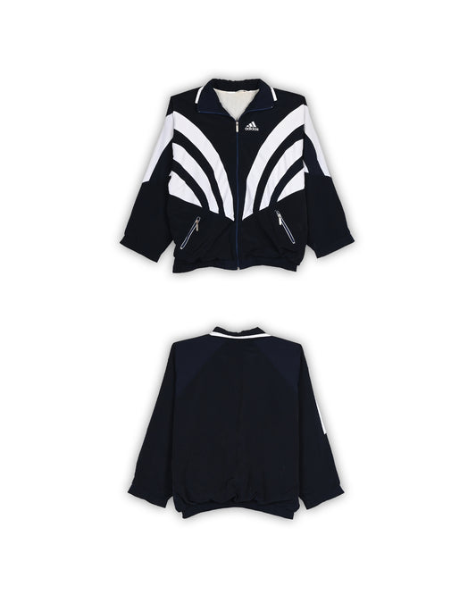 80'S ADIDAS COLORBLOCK TRACK JACKET - XXL