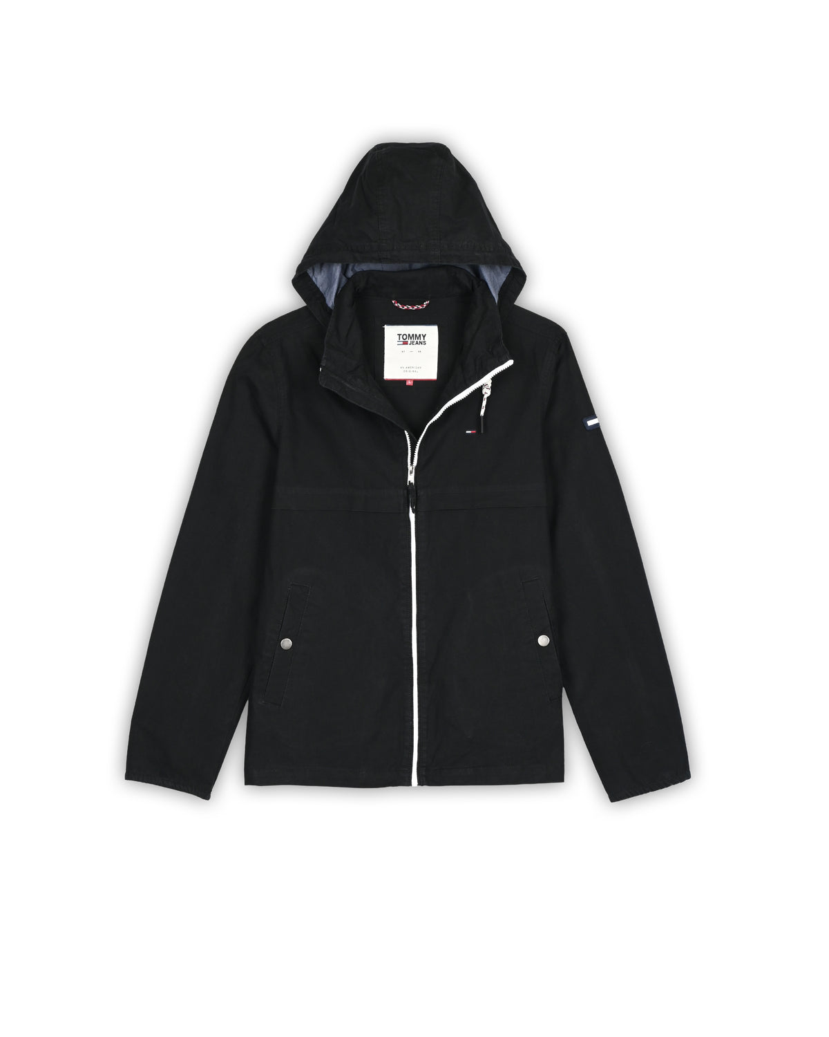 TOMMY JEANS HOODED UTILITY JACKET - L