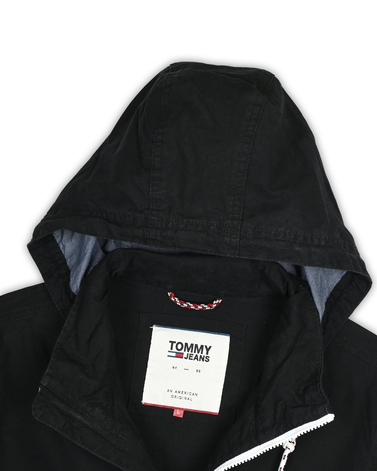 TOMMY JEANS HOODED UTILITY JACKET - L