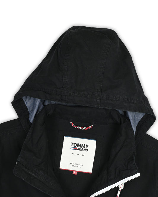 TOMMY JEANS HOODED UTILITY JACKET - L