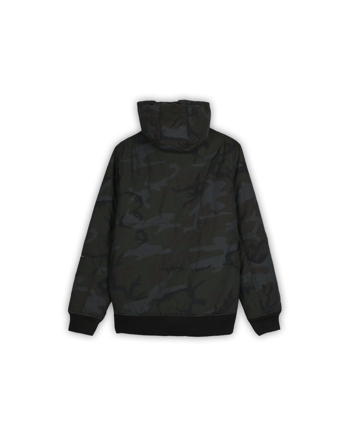 CARHARTT CAMO HOODED BOMBER JACKET - L