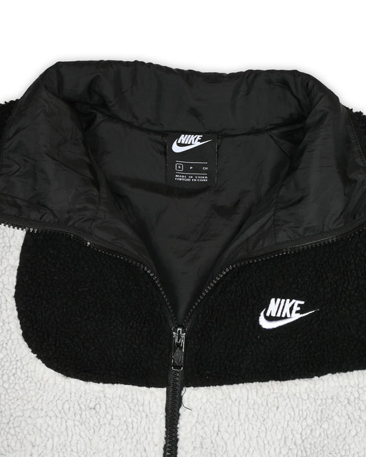 NIKE BIG SWOOSH SHERPA JACKET - S