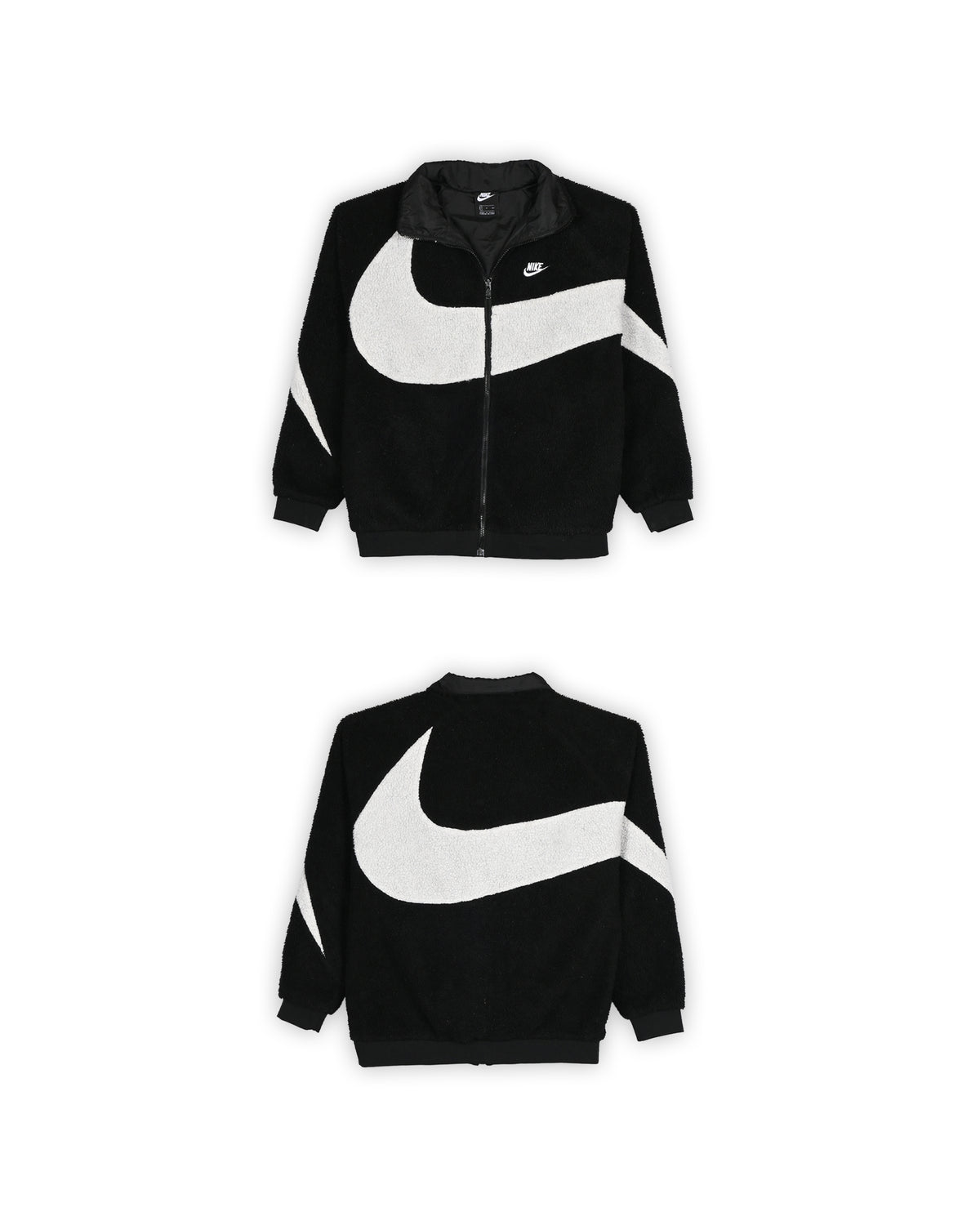 NIKE BIG SWOOSH SHERPA JACKET - S