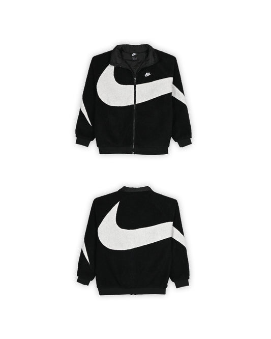 NIKE BIG SWOOSH SHERPA JACKET - S