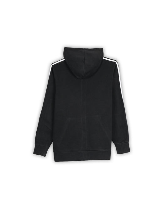 ADIDAS HOODED FULL-ZIP JACKET - M