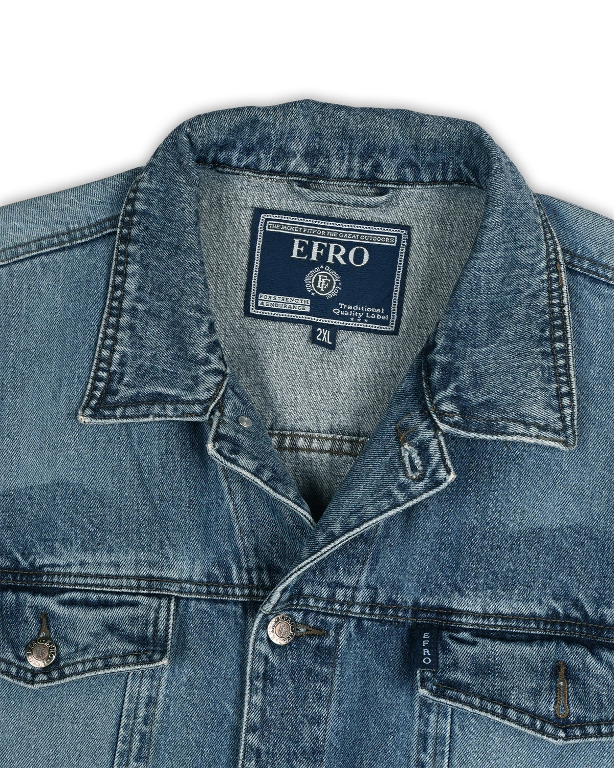 90'S EFRO DENIM JACKET - XXL